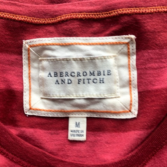 Vintage Abercrombie & Fitch Striped Short Sleeve Tunic Size Medium - Picture 4 of 4